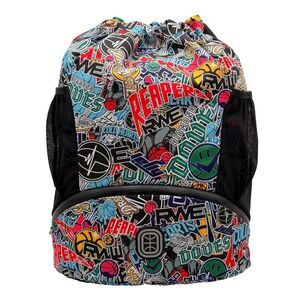 Overtime Elite Cinch Sports Drawstring Bag with Shoe Compartment - Team Mash Up